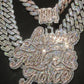 Hip Hop Iced Out Moissanite Baguette Chain hip hop jewelry CustomDiamJewel   