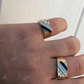 14k Gold Finish Baguette Hip Hop Ring  customdiamjewel   