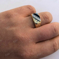 14k Gold Finish Baguette Hip Hop Ring  customdiamjewel   