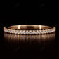 0.25CTW Round Cut lab grown diamond wedding band woman  customdiamjewel   