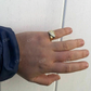 14k Gold Finish Baguette Hip Hop Ring  customdiamjewel   