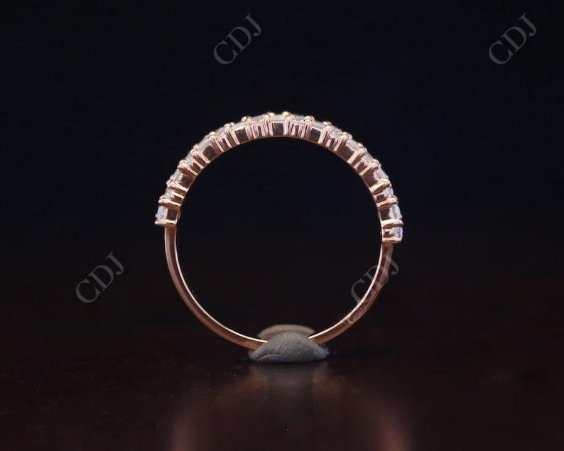 1.08CT Baguette and Round Natural Diamond Wedding Band  customdiamjewel   