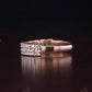 1.08CT Baguette and Round Natural Diamond Wedding Band  customdiamjewel   