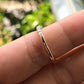Lab Grown Diamond Round Cut Dainty Wedding Band