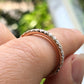 Lab Grown Diamond Round Cut Dainty Wedding Band