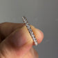 Lab Grown Diamond Round Cut Dainty Wedding Band