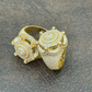 Crown Iced out Hip Hop Diamond Ring  customdiamjewel   