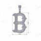 Alphabet Letter Moissanite Hip Hop Custom Pendant customdiamjewel