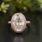 Lab-Grown Diamond Micro Pavé Halo Ring