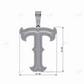 Alphabet Letter Moissanite Hip Hop Custom Pendant customdiamjewel