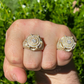 Crown Iced out Hip Hop Diamond Ring  customdiamjewel   