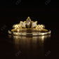 0.17CT Marquise And Round Cut Real Diamond Tiara Wedding Band  customdiamjewel   