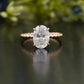 Lab-Grown Diamond Spiral Shank Ring
