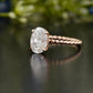 Lab-Grown Diamond Spiral Shank Ring