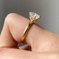 Vintage Toi Et Moi Moissanite Engagement Ring