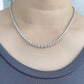 Lab Grown Diamond Solid Gold Tennis Chain