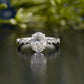 Oval Lab-Grown Diamond Antique Ring