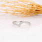 0.21ctw Curved Lab Grown Diamond Wedding Band  customdiamjewel   