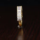 Baguette 1.36CTW Lab grown Diamond Wedding Band  customdiamjewel   