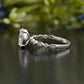 Oval Lab-Grown Diamond Antique Ring