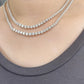 Lab Grown Diamond Solid Gold Tennis Chain