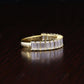 Baguette 1.36CTW Lab grown Diamond Wedding Band  customdiamjewel   