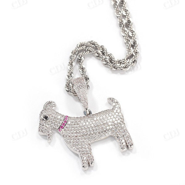Iced Out Hip Hop Custom Diamond Pendant  CustomDiamJewel   