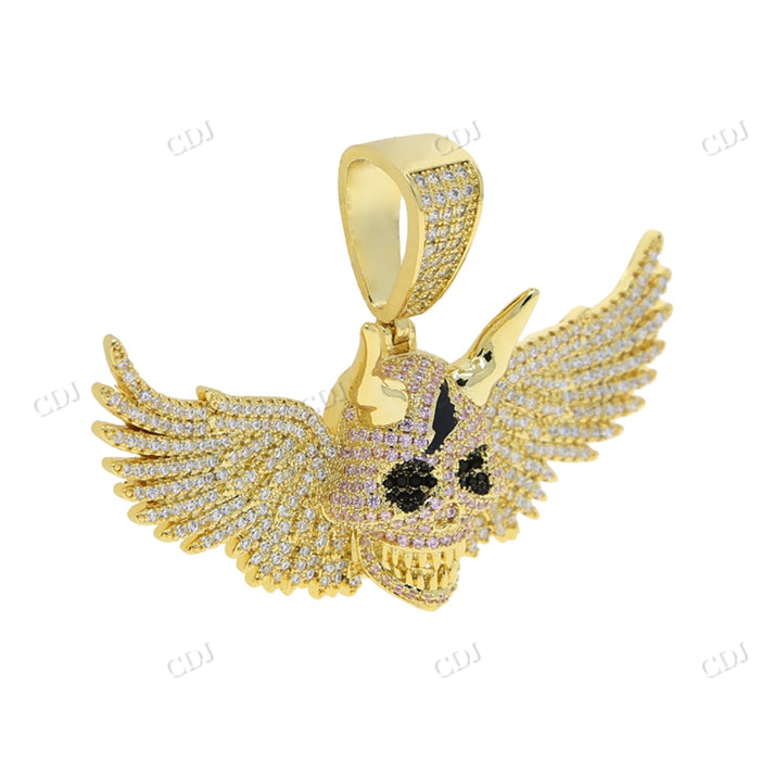 Iced Out Flying Owl Moissanite Hip Hop Men Pendant customdiamjewel