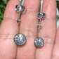 Bezel Set Lab Grown Diamond Stud Earrings