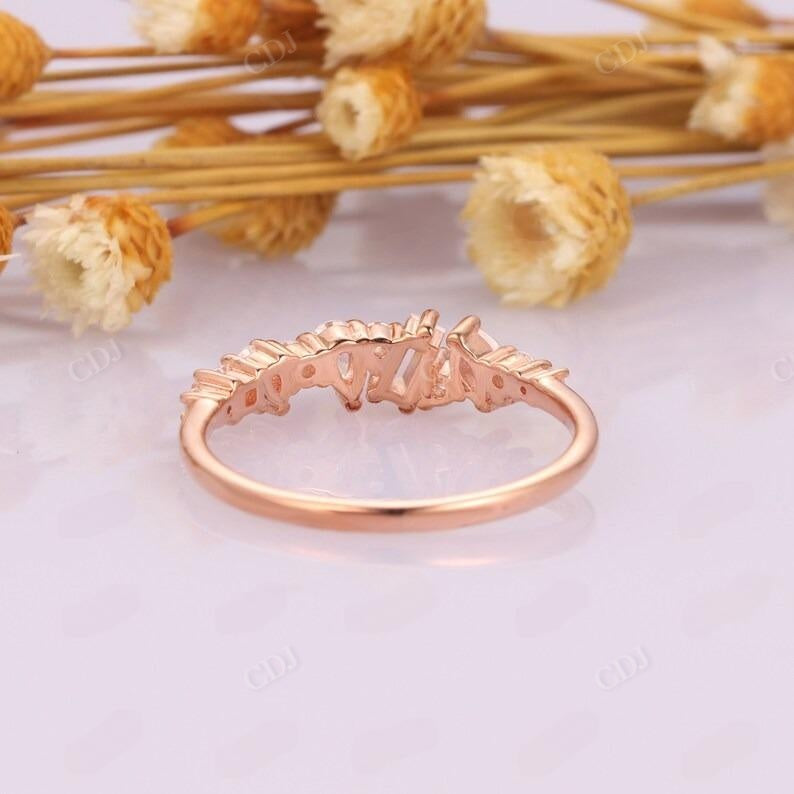 0.65ctw Vintage Rose Gold Lab Grown Diamond Wedding Band  customdiamjewel   