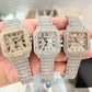 Handmade Moissanite Diamond Set Fully Iced Out Hip Hop Men Wrist Watches hip hop jewelry CustomDiamJewel