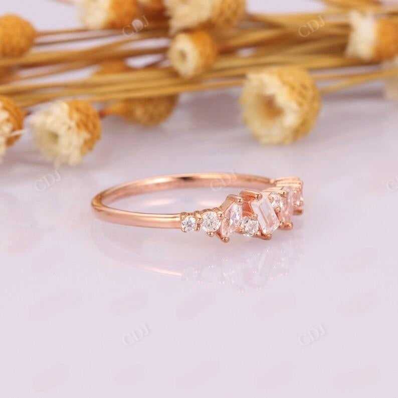 0.65ctw Vintage Rose Gold Lab Grown Diamond Wedding Band  customdiamjewel   