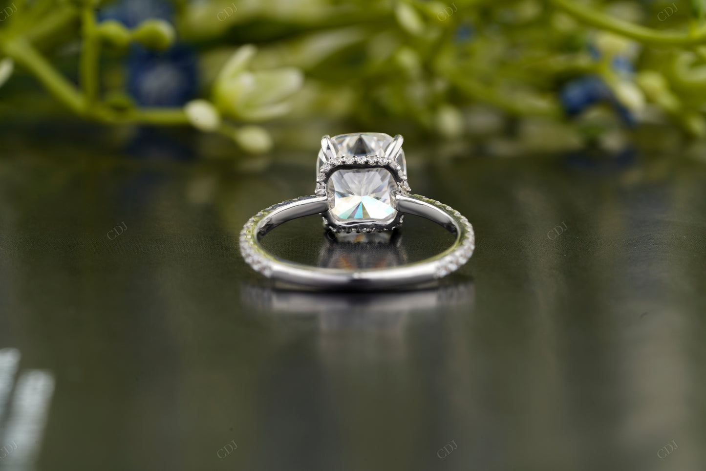 Lab-Grown Diamond Four-Prong Solitaire Ring