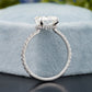 Lab-Grown Diamond Four-Prong Solitaire Ring