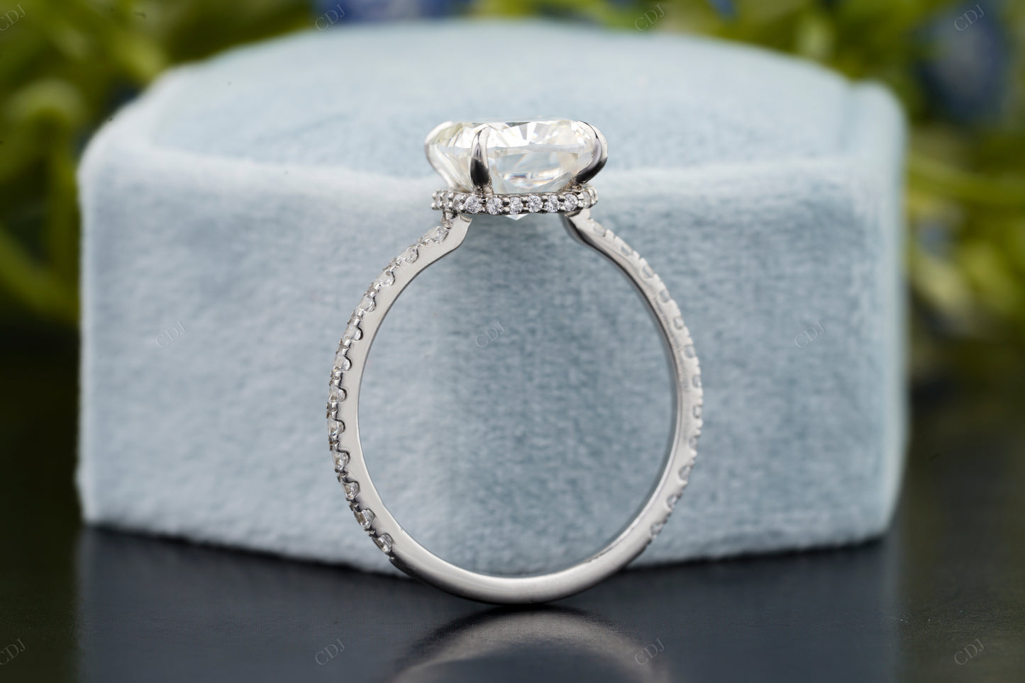 Lab-Grown Diamond Four-Prong Solitaire Ring
