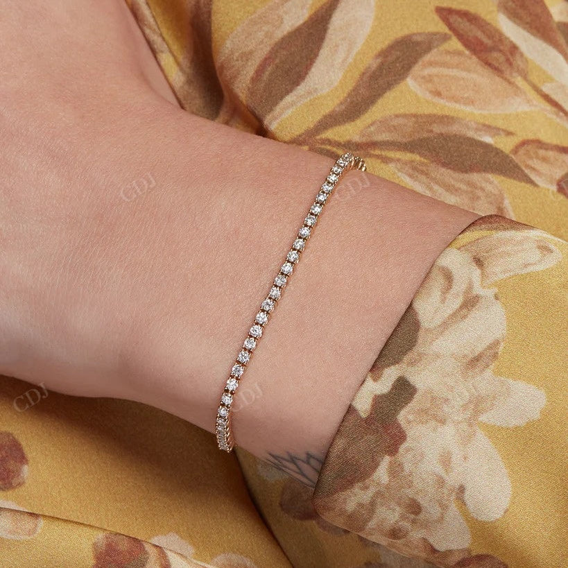 Lab Grown Diamond Simple Tennis Bracelet