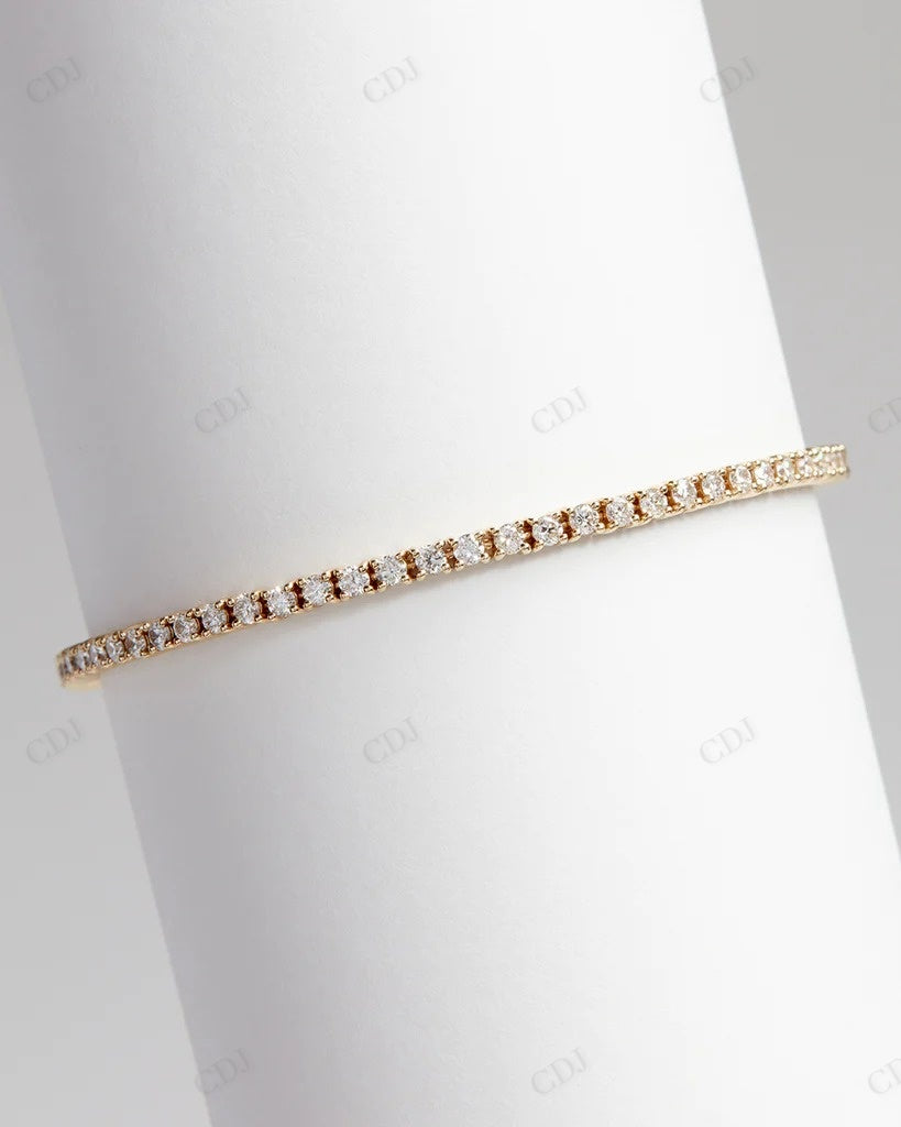 Lab Grown Diamond Simple Tennis Bracelet