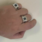 Men Ace Of Spades Lucky Poker Card Ring  customdiamjewel   