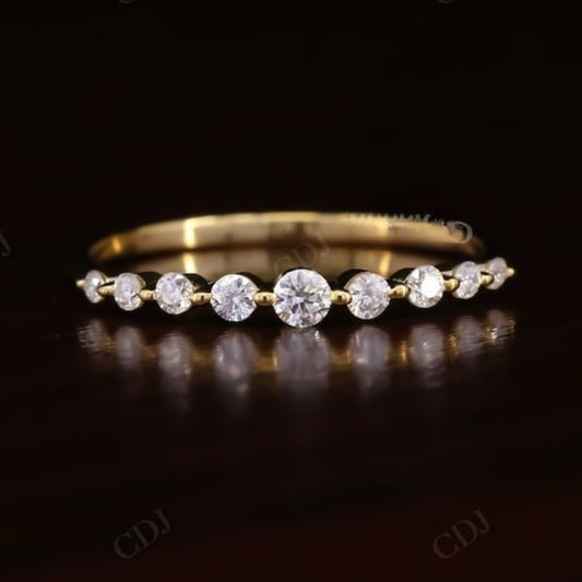 Lab Grown Diamond 0.25CTW Bubble Wedding Band  customdiamjewel   