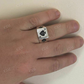 Men Ace Of Spades Lucky Poker Card Ring  customdiamjewel   