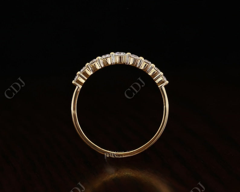 0.25CT Round Cut Natural Diamond Single Prong Wedding Band  customdiamjewel   