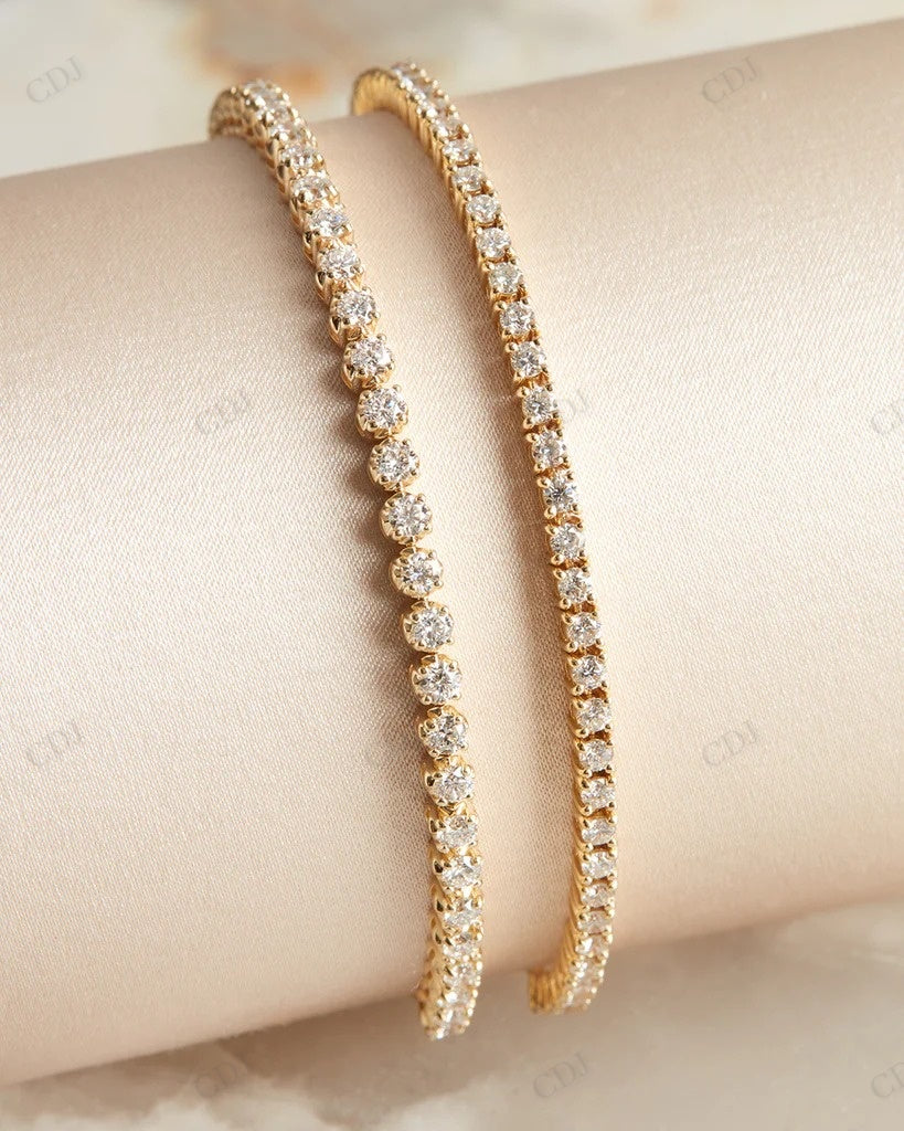 Lab Grown Diamond Simple Tennis Bracelet