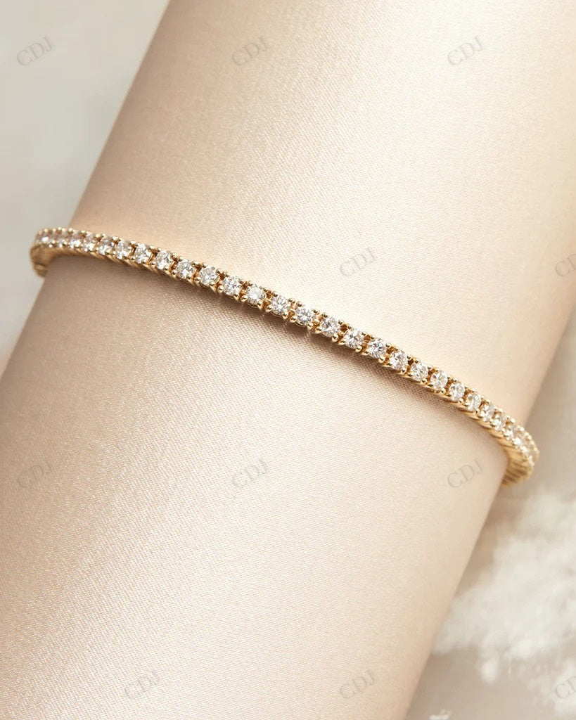 Lab Grown Diamond Simple Tennis Bracelet