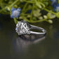 Art Deco Lab-Grown Diamond Cluster Ring