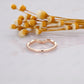 Milgrain Design Solid 18k Rose Gold Wedding Band  customdiamjewel   