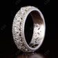 3.44CT Marquise and Round Natural Diamond Wedding Band  customdiamjewel   