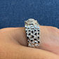 Solid Gold Mens Moissanite Nugget Ring  customdiamjewel   