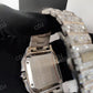 VVS Moissanite Diamond Men's Wrist Cartier Watch customdiamjewel