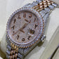 Hip Hop Style Men's Moissanite Rolex Watch customdiamjewel