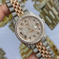 Hip Hop Style Men's Moissanite Rolex Watch customdiamjewel